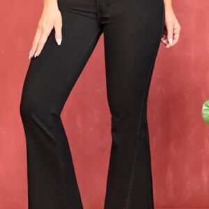 Classic Black Boot Cut Jeans for Women